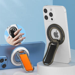 Soporte magnético para anillo de dedo para teléfono, soporte plegable para teléfono móvil para IPhone 16 15, Universal para teléfonos inteligentes <span class=keywords><strong>Samsung</strong></span> - Product Image 1