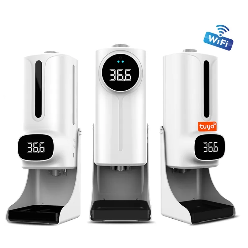 Alcohol Gel Thermometer Dispenser K9 Pro Plus Dual Zeepdispenser Groothandel Zeepdispenser K9 Pro Plus
