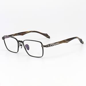 Lunettes de vélo modernes en corne de buffle pour hommes et femmes, montures optiques multifocales progressives tendance pour dames, personnalisables en gros - Product Image 4