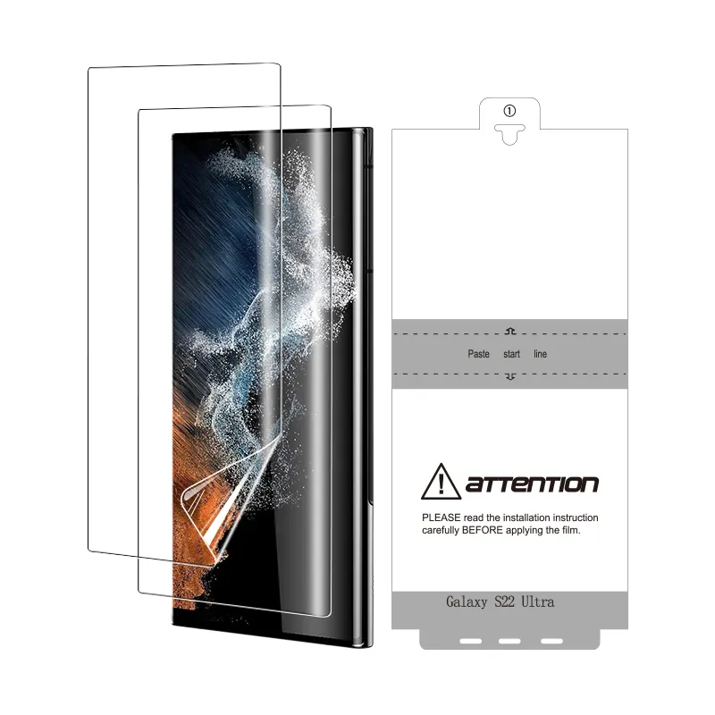 Высококачественное 3D полное покрытие для Samsung Galaxy S22 S23 Ultra S23 + противовзрывная защитная пленка
