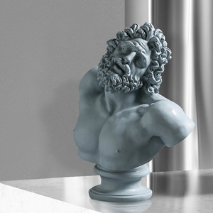Decorazione per la casa europea decorazione in <span class=keywords><strong>resina</strong></span> testa busto in <span class=keywords><strong>resina</strong></span> moderna scultura statua di laocoonte per la vendita - Product Image 5