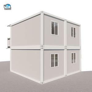 حزمة مسطحة 20 قدم مبنى مسبق الصنع مكتب حاوية فيلا فندق شقة سكنية منزل من ثلاثة طوابق منزل متحرك - Product Image 5