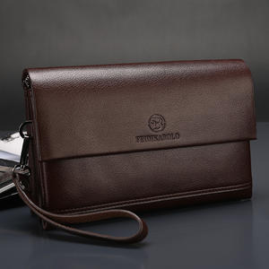 Ready Stock Men's Business Clutches with Wrist Strap New Collection Factory Wholesale High Quality Business <b>Bags</b> & Cases - Product Image 2