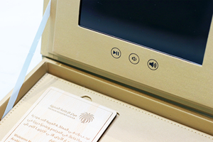 Commercio all'ingrosso personalizzato Logo magnetico fascio di capelli Video scatole schermo LCD parrucca scatola per extension capelli umani promozionale regalo di affari - Product Image 4