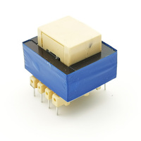 Transformateur Tianyi 12V EI35 à montage sur circuit imprimé, broches d'alimentation audio monophasées, trois normes CE ISO9001 CQC RoHS, fréquence 50/60Hz, 1-500W