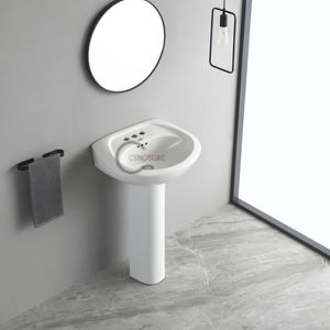 Lavabo colonne durable et épaissi pour les lieux publics à fort trafic - Product Image 4