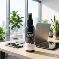 Spray nettoyant pour écran 60 ml compatible avec tous types de moniteurs LCD et CRT, produits de nettoyage ménager