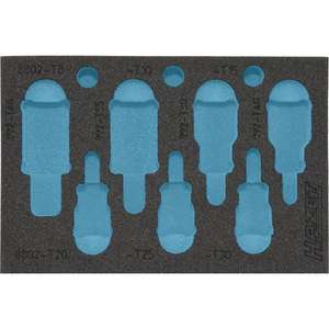 HAZET - 163-218L Inserto de espuma blanda de 2 componentes para 1557/1 - EAN 4000896168163 TALLERES RODANTES BANDEJAS VACÍAS - Product Image 1