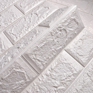Bester Preis Wohnkultur pe Material selbst klebende Peel Stick Schaum Ziegel Wand paneele 3d Tapete - Product Image 1