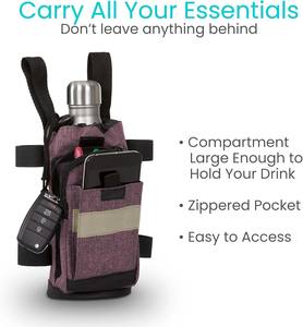 Sac de transport pour béquilles, léger et durable, avec sacs de rangement pour patients souffrant d'une fracture de jambe - Product Image 3