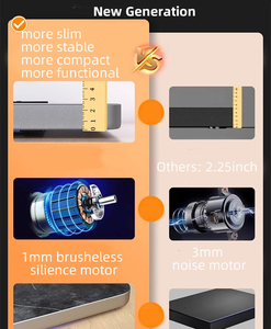 <span class=keywords><strong>Support</strong></span> de projecteur <span class=keywords><strong>motorisé</strong></span> Yinzam UST avec plateau coulissant intelligent, synchronisation automatique, plateau rétractable jusqu'à 200 pouces de projection - Product Image 3