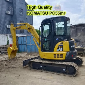 รถขุดขนาดเล็ก โคมัตสึ PC55MR น้ำหนัก 5.5 ตัน รถขุดมือสองพร้อมปั๊ม PLC สภาพดีเยี่ยม ราคาคุ้มค่า เหมาะสำหรับงานจัดสวน - Product Image 1