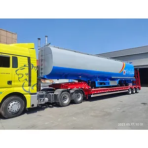 3軸アルミタンカー3000L 40000l 45,000リットル燃料ディーゼルタンカートレーラー