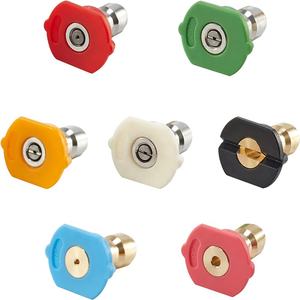 Boquilla de Inserción Rápida de 1/4, Boquilla Colorida para Lavadora de Autos, Equipo de Limpieza con Lavadora a Presión Eficiente - Product Image 3