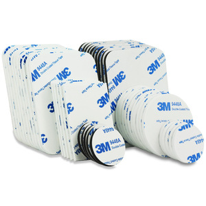Nastro <span class=keywords><strong>Biadesivo</strong></span> 3M9448A Bianco Semi-Trasparente, Adesivo Acrilico in Schiuma Eva Resistente al Calore, Sensibile alla Pressione, Rotondo - Product Image 4
