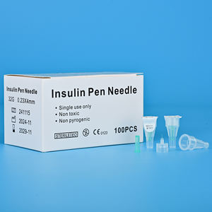 Çin Jiangsu tek kullanımlık insülin iğnesi iğneler veteriner şırıngası 32g4mm - Product Image 2