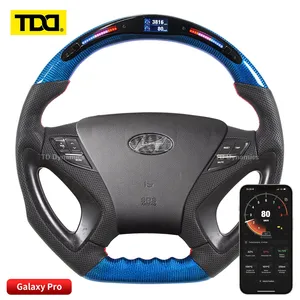Volant intelligent personnalisé en fibre de carbone TDD avec LED pour Hyundai Sonata - Product Image 1