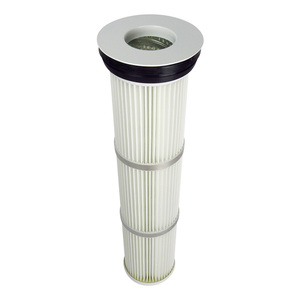 Élément de filtres à air de poussière industrielle de cartouche de filtre d'admission d'air plissée par polyester - Product Image 6