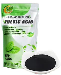 Fertilizante orgánico personalizable, polvo de aminoácido, fertilizante de ácido fúlvico en polvo