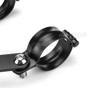 37-41mm 41-51mm 51-61mm Universal Motorcycle Headlight <b>Bracket</b> Mounting Adjustable Fork Mount Clamp Black HeadLamp Holder - Product Image 5