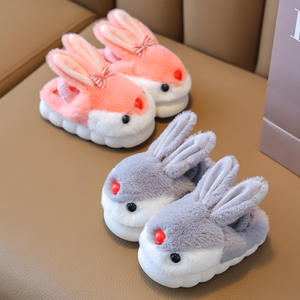 <span class=keywords><strong>Chaussons</strong></span> en coton pour enfants, filles, hiver, intérieur, maison, imprimés d'animaux mignons, dessins animés, antidérapants, chauds, garçons, enfants, bébés - Product Image 3