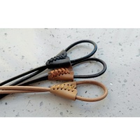 Correa de cuero genuino para gafas de hombre, cordón de ajuste personalizado resistente para gafas de sol, cadena de soporte para anteojos