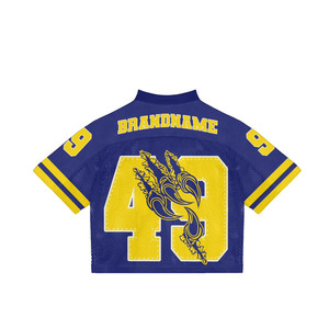 Magliette classiche di Football americano per gli appassionati 100% poliestere stampa a sublimazione maglia stile della costa occidentale maglia da Football americano - Product Image 2