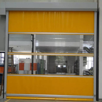 Puerta Rápida Automática para Cámaras Frigoríficas, Aislamiento Térmico, Pantalla Digital, Puerta Enrollable de Alta Velocidad para Cámaras Frigoríficas