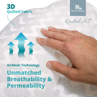Hot seller Customion Oreiller avec 6 Ventouses Fortes 3D Air Mesh Oreiller de Bain Baignoire Oreiller de Bain
