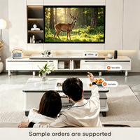 Meuble TV et Table Basse Combinés 2026 Nouveau Design Télescopique Style Plancher Moderne Minimaliste Meuble Compact pour Appartement