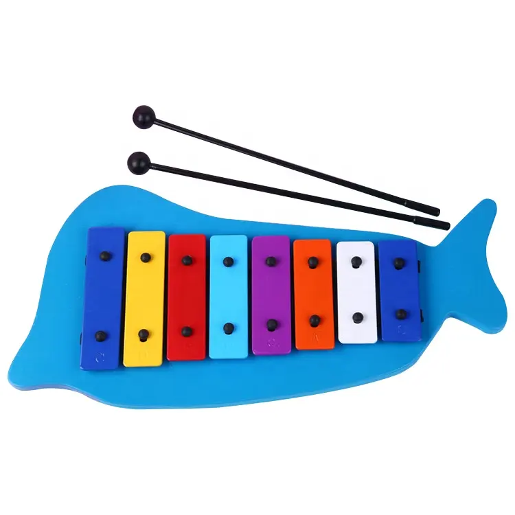 Xylophone dropshipping sản phẩm Bộ gõ nhạc cụ đầy màu sắc 8-Key động vật tùy chỉnh Xylophone
