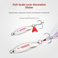 Leurre-cuillère de pêche à coupe oblique, imitation réaliste de poisson mandarin, pour la pêche en eau douce, appât artificiel pour crevettes et bar, vente en gros du fabricant de Weihai