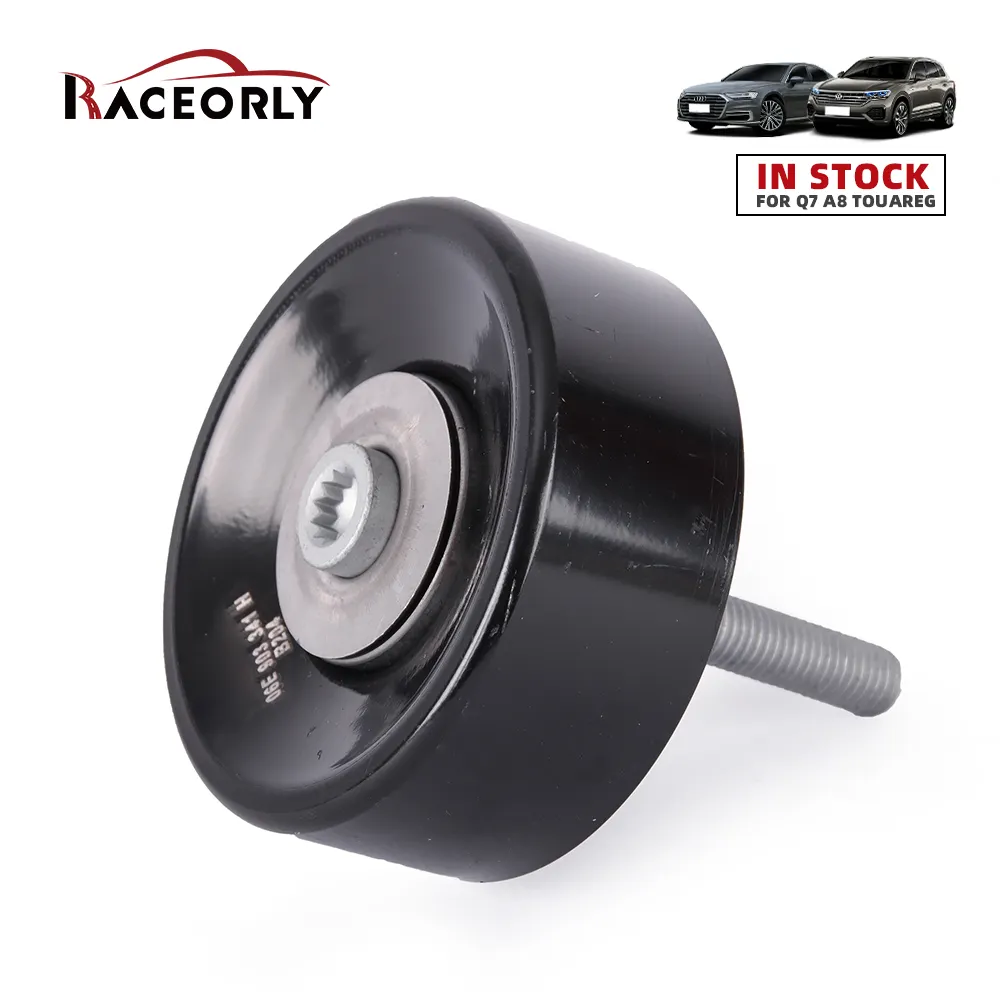 Oto motor parçaları jeneratör kemer gergi kasnak 06E903341E 06E903341H VW Audi için Q7 A8 Touareg 3.0T