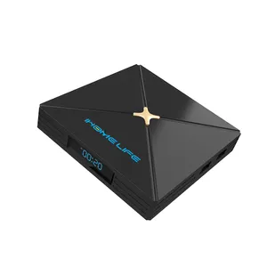 Настраиваемый UI Лучший 4K RK3328 android 9,0 TV BOX ram 32gb dual wifi медиаплеер