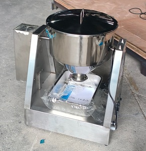 Mezclador de Tambor de Acero Inoxidable con Motor y Caja de Cambios para Productos Químicos, Pigmentos, Recubrimientos, Mermeladas, Bebidas y Uso en Laboratorio - Product Image 3