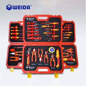 Juego de Destornilladores Aislados VDE GS de 1000V para Mantenimiento de Alto Voltaje, 25 Piezas, con Cortador Diagonal, Llave y Herramienta de Enchufe, Certificación VDE y GS - Product Image 3