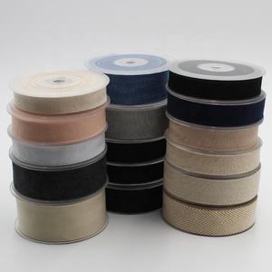 Custom 1 Inch 2 Inch Geweven Tape Dikke Katoenen Band Tali Visgraat Jacquard Banden Voor Crossbody Band