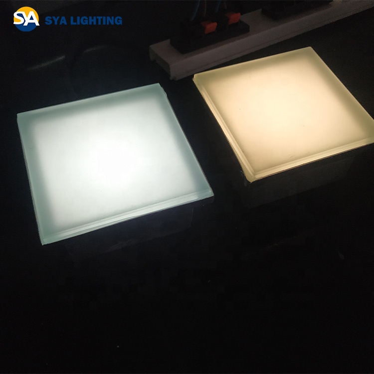 SYA-308S оптовая продажа новых функций, светодиодный Индуктивный кирпичный светильник IP 67, водонепроницаемая напольная плитка, лампа