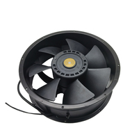 Ventilateur électrique antidéflagrant haute température 254 mm, 254x254x89 mm, haute vitesse 3100 tr/min, refroidissement de cabinet AC/DC EC 48V à roulement à billes