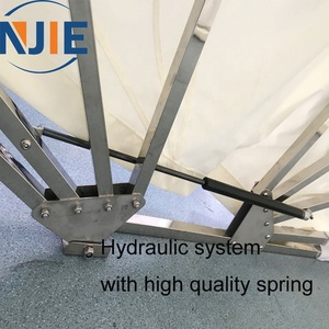 Xách tay có thể thu vào ngoài trời Cấu trúc thép đơn giản tùy chỉnh gấp xe bãi đậu xe Lều thời tiết kháng Thiết kế xe nhà để xe - Product Image 5