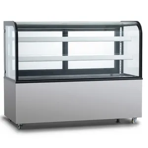 WholeSale New Products Equipment Double Doors Stand Bakery Freezer Fridge Cake Display Refrigeration