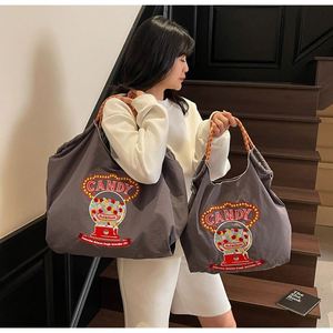 2 tailles disponibles Sac à main pour femme Grande capacité Sac de voyage Sac de shopping pour l'extérieur Design de logo personnalisé - Product Image 4