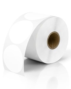 Etiquetas Adhesivas Chroma, Rollo de 500 Unidades, 2.5cm (1 Pulgada), Etiquetas de Papel con Puntos en Morado, <span class=keywords><strong>Azul</strong></span>, Naranja y Blanco con Efecto Holográfico - Product Image 2