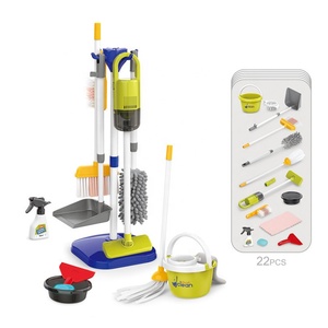 SamToyCn personnalisé simuler des appareils électriques ménagers jeu de simulation ensemble d'outils de nettoyage enfant <span class=keywords><strong>jouet</strong></span> <span class=keywords><strong>balai</strong></span> et pelle à poussière avec <span class=keywords><strong>aspirateur</strong></span> - Product Image 5