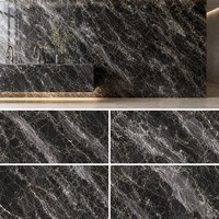 Panneau décoratif rigide en marbre classique UV, motif brillant, imperméable, découpé sur mesure pour usage domestique et en appartement
