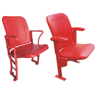 Sièges de stade inclinables avec porte-gobelets personnalisés, chaises pliantes en plastique