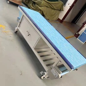 Cama de masaje 1900*600*680mm de acero inoxidable con gabinete de almacenamiento para terapia y diagnóstico de cuerpo completo - Product Image 1