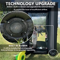 Machine à argent gonflable de 1,8 m x 1,8 m x 2,5 m avec souffleur d'air pour événements marketing - Vente en gros