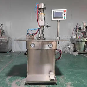 Máquina de enchimento semiautomática de latas de aerossol de oxigênio para fabricação de produtos de latas de oxigênio Plateau