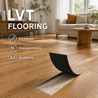 Piso Vinílico de Lujo para Gimnasio, Resistente a Rayones, con Aspecto de Madera, Adhesivo, Comercial, para Interiores, Venta al Por Mayor